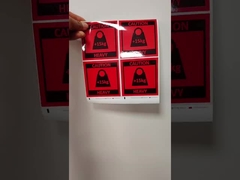 CMYK Digital Print Tech Product Identifying Stickers для идентификации продукта