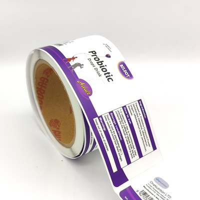 Опарник Pharma фармацевтических продуктов ярлыка ЛЮБИМЦА BOPP обозначает съемный прилипатель