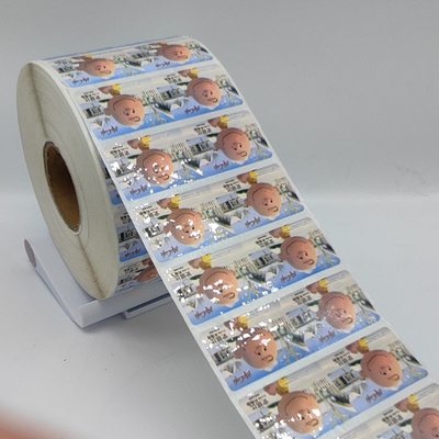 Бумага стикера стикеров CMYK ярлыка штейновой собственной личности слоения слипчивая синтетическая