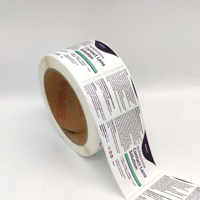 Flexo печатая крен слипчивого ярлыка фильма штейнового стикера бумажный прямоугольный BOPP