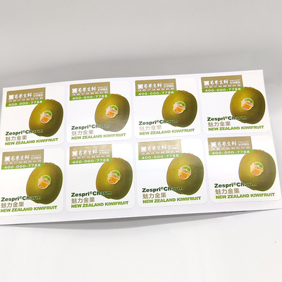 Ярлыки витрины магазина овоща Pantone CMYK ярлыка продукта питания BOPP