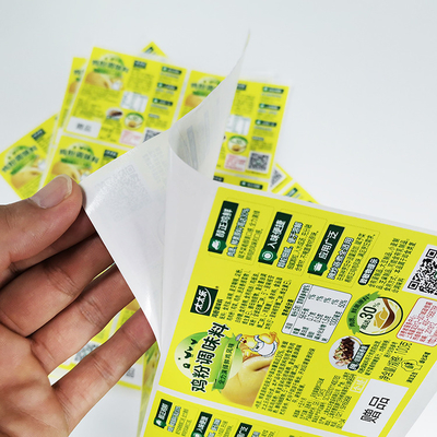 Ярлыки печати Pantone CMYK цифров слипчивых ярлыков еды Avery Dennison