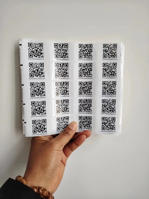 Поцелуй разные размеры настройки умные Qr наклейки этикетки наклейки